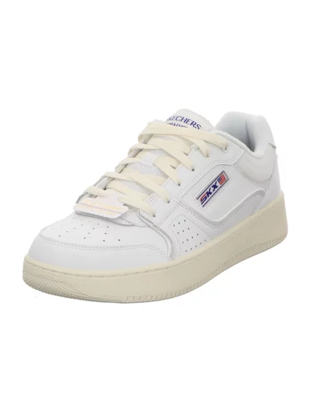 Sneakersy Skechers skórzane białe