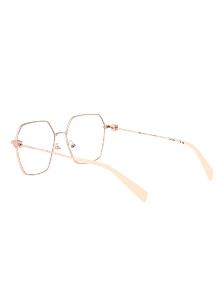 Ochelari de soare Liu Jo cu imprimeu geometric auriu