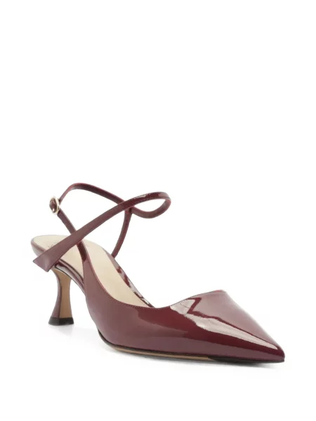 Pantofi cu toc Alexandre Birman din piele plic roșu