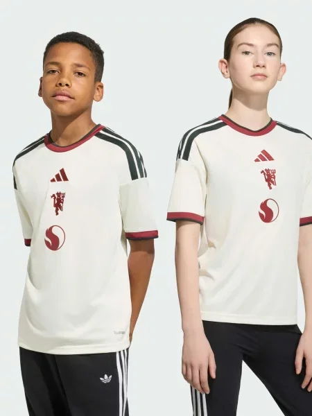 Дитяча Спортивна футболка adidas комбінований верх бежевий