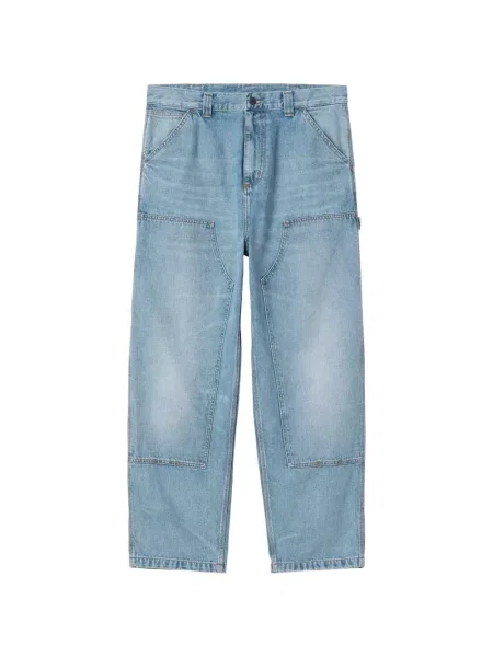 Pantaloni Carhartt Wip albastru