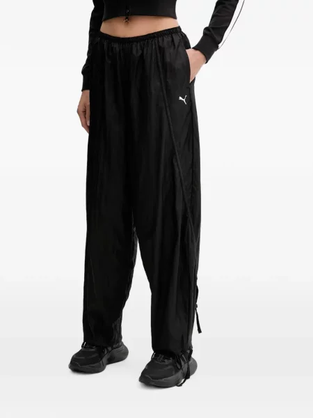 Pantaloni Puma cu imagine alergare cu cordon negru