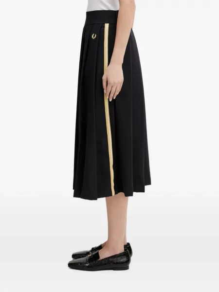 Fustă midi Fred Perry negru