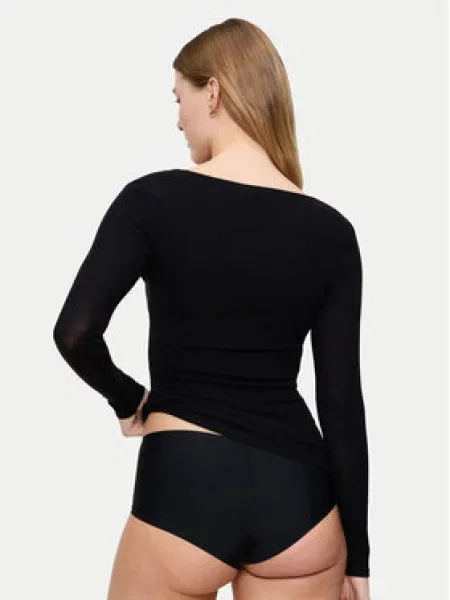 Triumph Pižamska bluza Bauty Layers črna