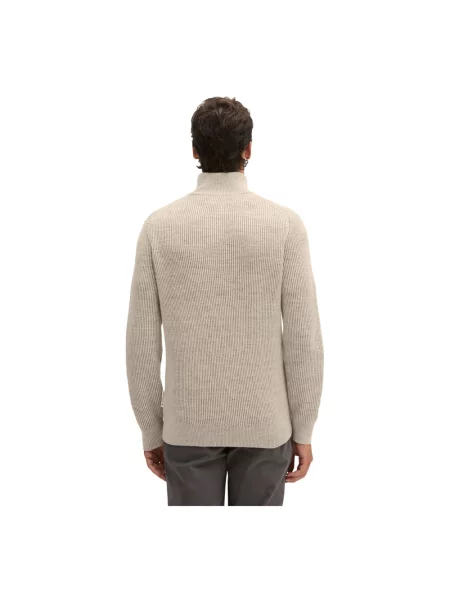 Marc O'Polo sweter z bawełną beżowy