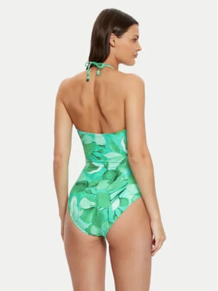 Seafolly Jednodílné plavky Secret Garden zelená