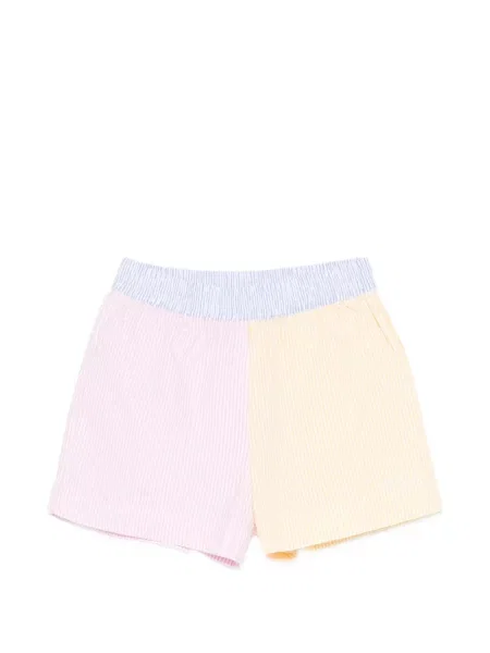 Pantaloni scurți Mc2 Saint Barth cu dungi roz