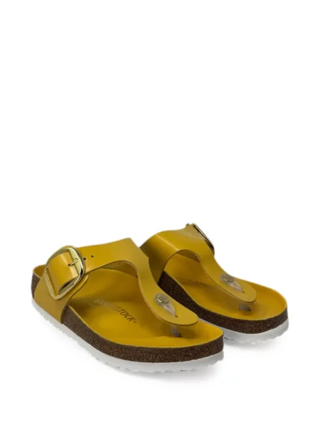 Sandale Birkenstock cu cataramă galben