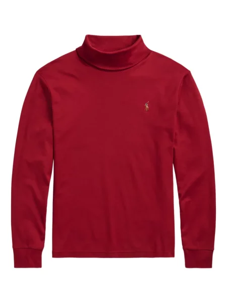 Ριγέ polo Polo Ralph Lauren με κουκούλα με αυτόγραφο λευκό
