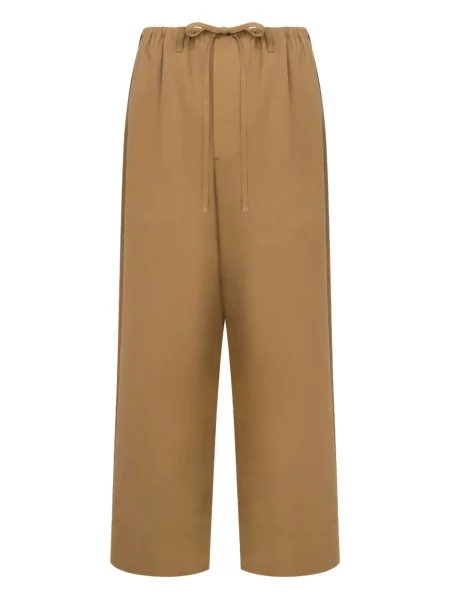 Spodnie Moschino Jeans brązowe