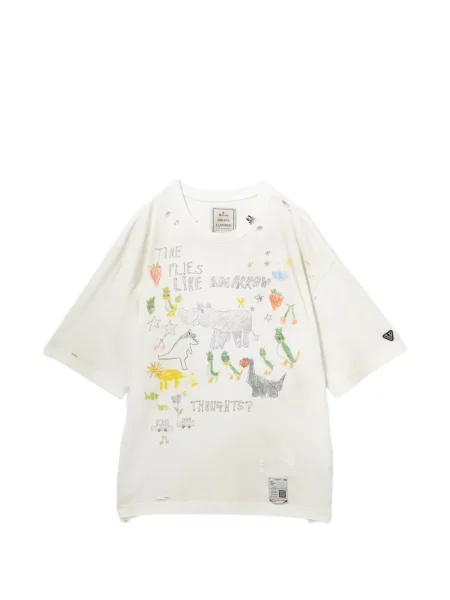 Grafic tricou Maison Mihara Yasuhiro zdrențuiți