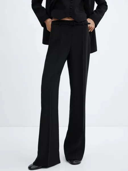 MANGO Iguana Штани класичні чорний