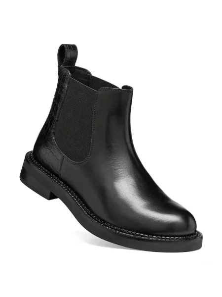 Botine Geox din piele negru