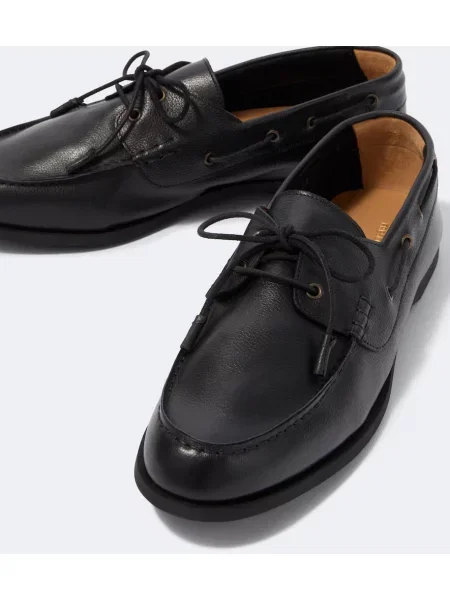 Pantofi loafer Frescobol Carioca din piele negru