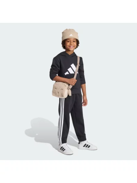 Bluza polarowa dziecięca Adidas brązowa