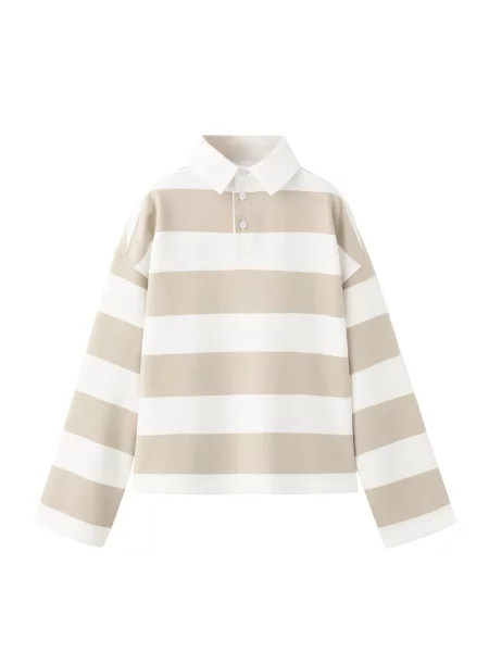 MANGO KIDS Tricou bej alb