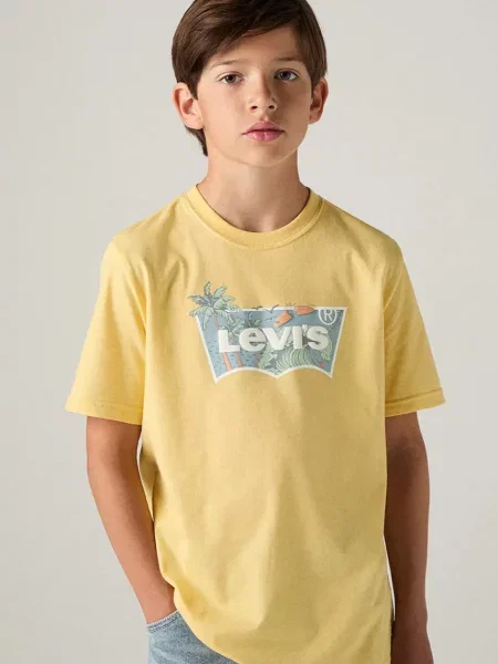 Levi's tričko HIGH TIDE BATWING TEE žluté