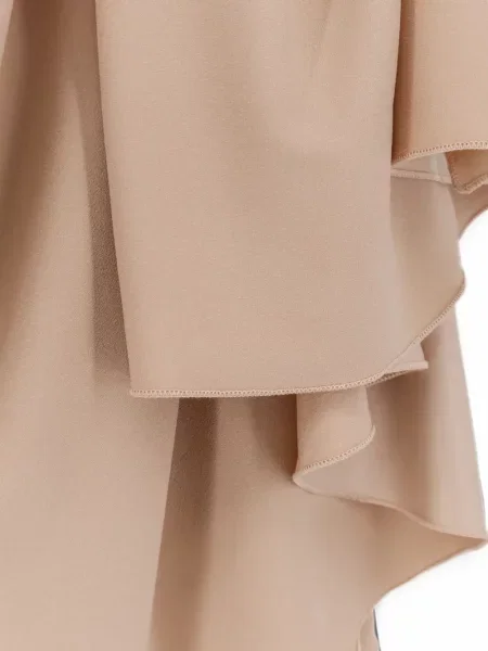 Rochie maxi Actualee din satin drapată