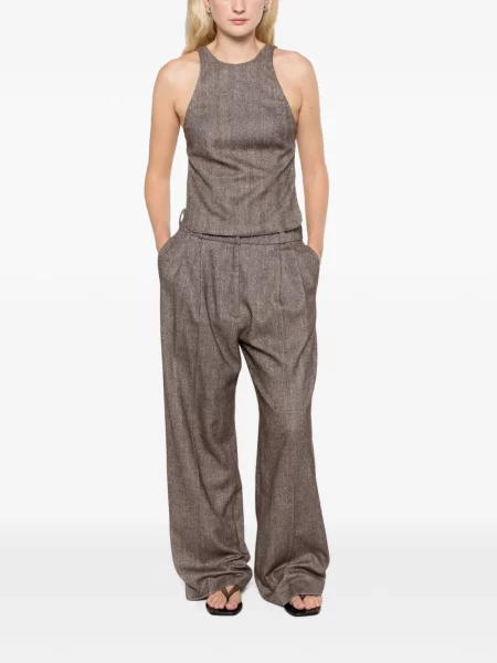 Pantaloni Alfie maro