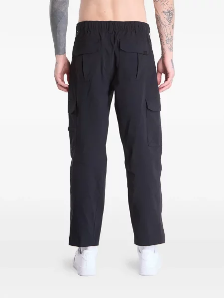 Kötött levágott póló Nike nyomtatás fekete