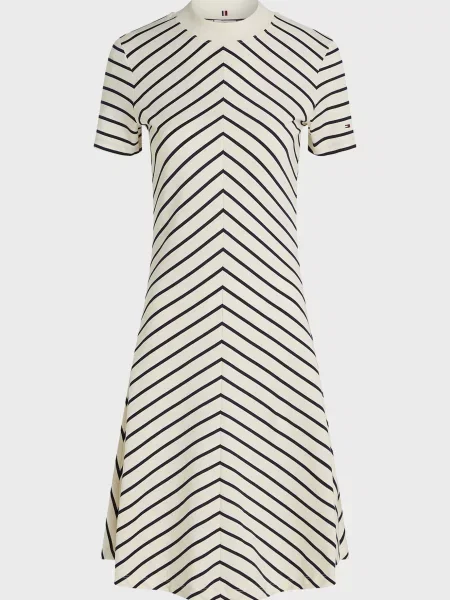 Смугаста сукня Tommy Hilfiger біла