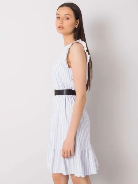 Obleka obleka Fashionhunters modra