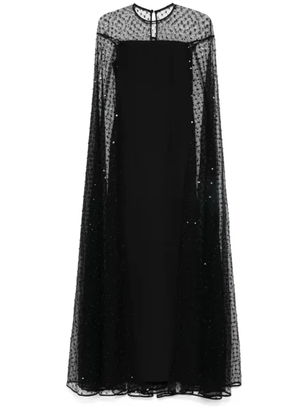 Rochie Nissa cu paiete negru