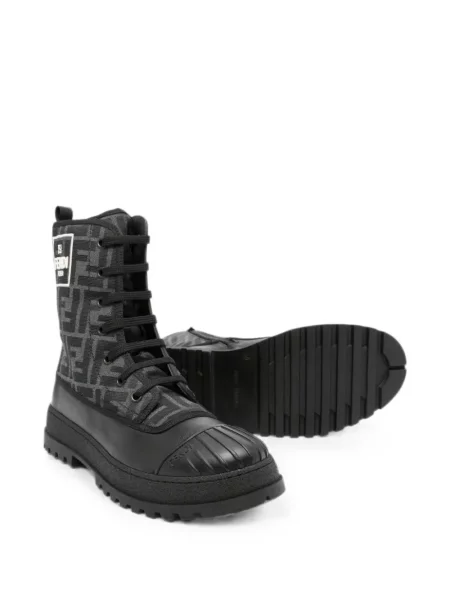 Buty do kostki dziecięce Fendi czarne