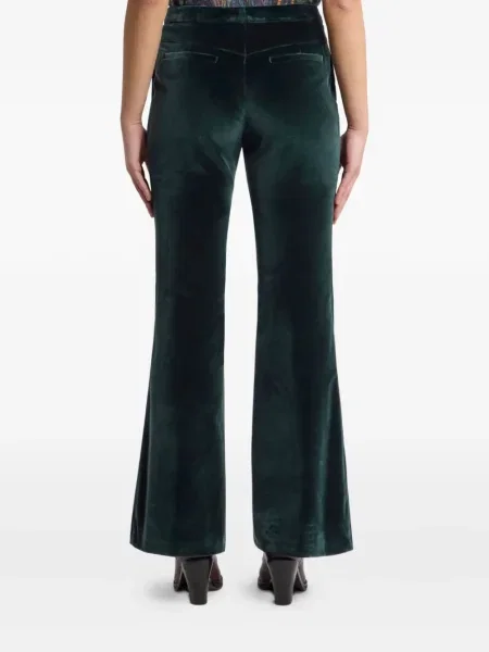 Pantaloni Etro de catifea verde