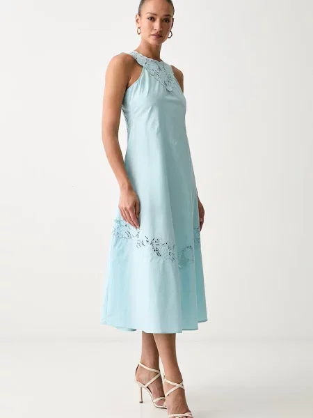 Twinset rochie de vară din albastru