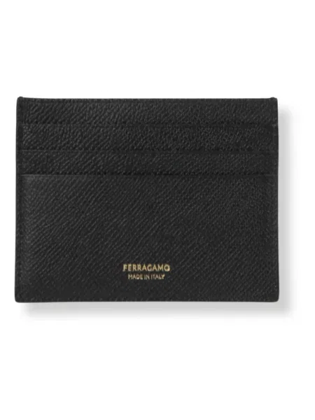 Portfel Salvatore Ferragamo skórzany czarny