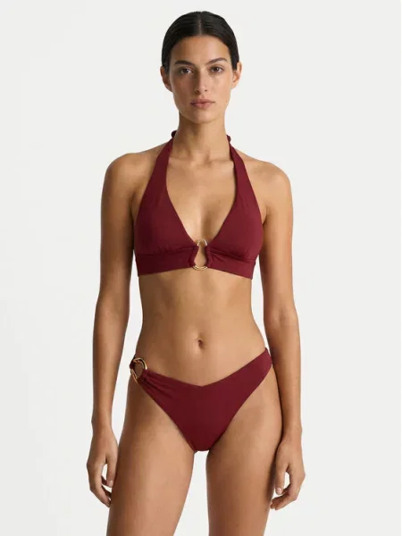 Guess Bikini partea de sus Vișiniu