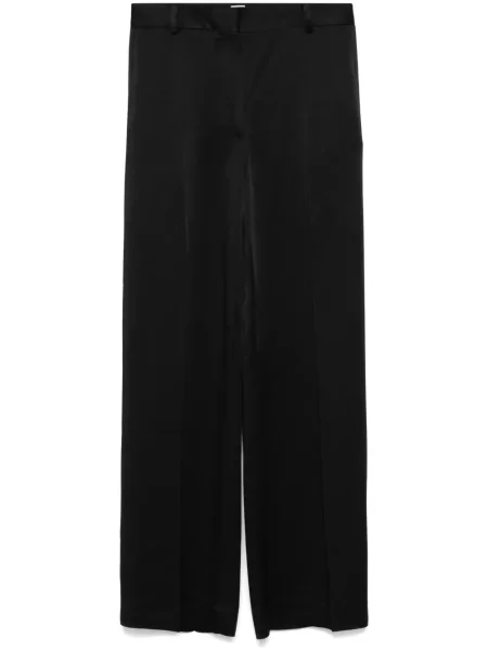 Pantaloni Toteme din crep negru