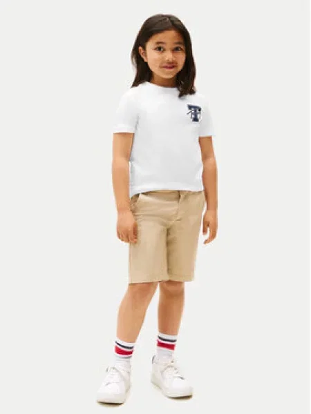 Dětské tričko Tommy Hilfiger bílé