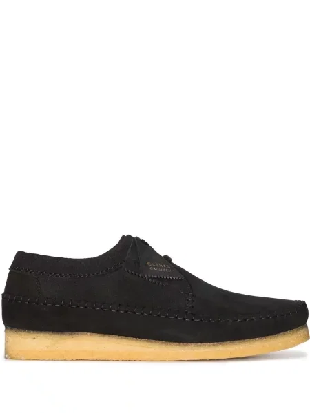 Pantofi Clarks Originals cu șireturi din dantelă negru