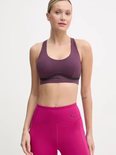 Puma Sportovní podprsenka Cloudspun fialová