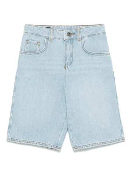 Szorty jeansowe dziecięce Emporio Armani niebieskie
