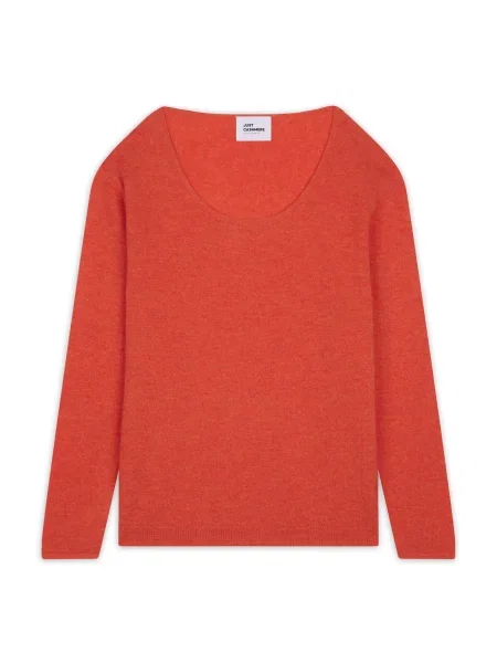 JUST CASHMERE Pulover FIONA' portocaliu