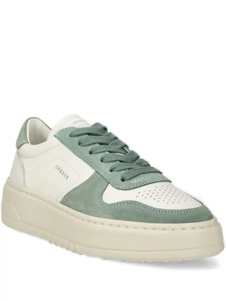 Sneakerși Copenhagen din piele de căprioară verde