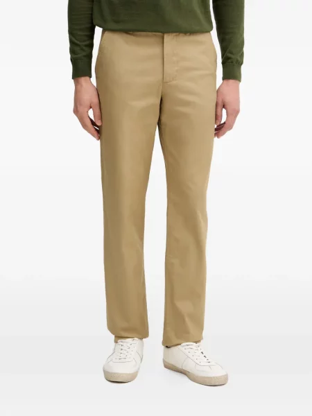 Pantaloni chino Lacoste cu autograf