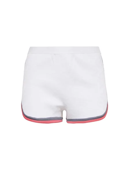 Lniane szorty Fendi z logo białe