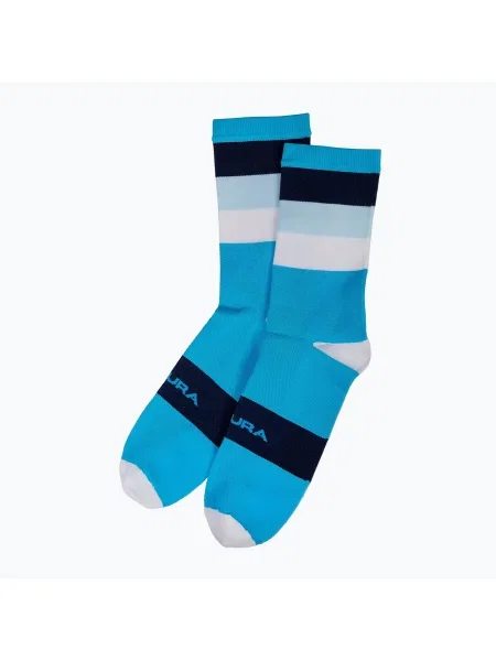 Șosete de ciclism pentru bărbați Endura Bandwidth hi-viz blue albastru