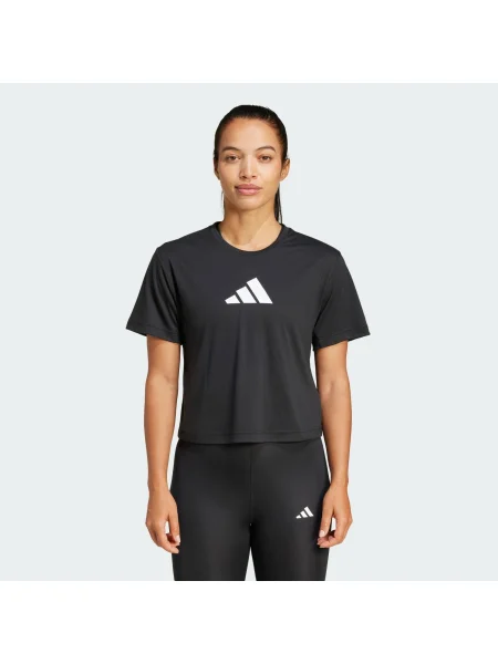 ADIDAS PERFORMANCE Tricou funcțional Essentials / alb negru