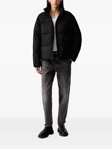 Kurtka jeansowa Karl Lagerfeld Jeans czarna