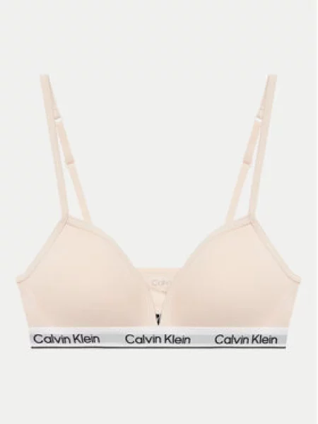 Strečová podprsenka Calvin Klein bílá