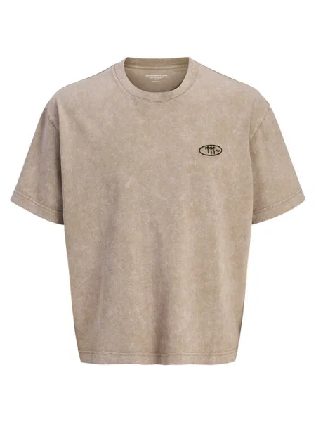 Jack&Jones Tricou Retreat Oversize bej