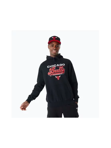 Кофта New Era NBA гraphic OS Hoody Chicago Bulls black чорний