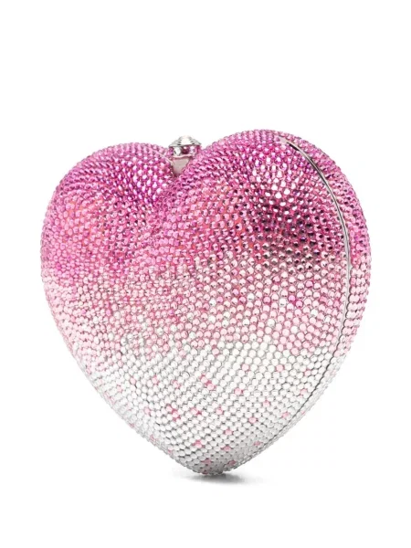 Чанта тип портмоне San Blas със сърца розово