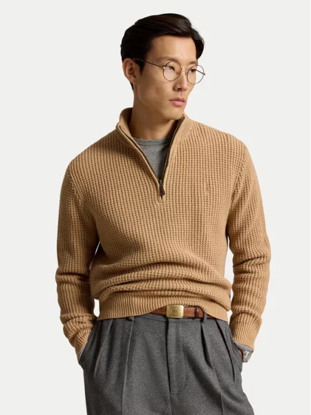 Polo Ralph Lauren pulover z volno bež