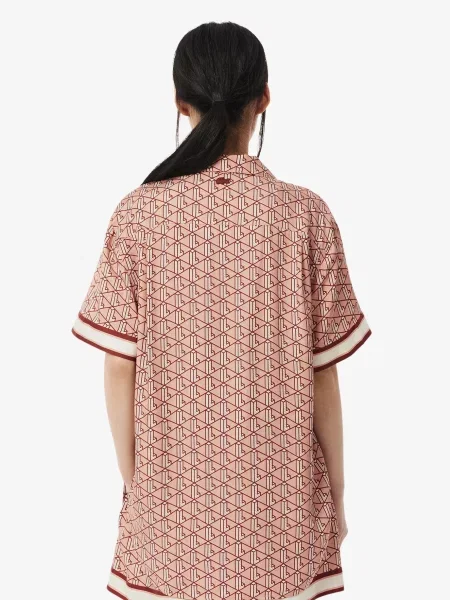 Рубашка Lacoste бежевая
